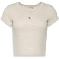 Calvin Klein Jeans Essentials Baby Short Sleeve T-shirt Blanc M Femme