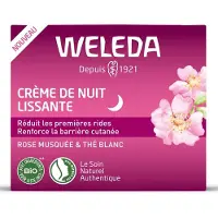 Weleda Crème de Nuit Lissante à la Rose Sauvage & Thé Blanc 40 ml Crème