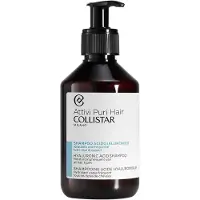 Collistar Shampoing à l'Acide Hyaluronique Pure Actives - Hydratant Usage Fréquent Tous Types de Cheveux 500 Ml