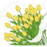 Relaxdays Tulipe artificielle (33.50 cm)
