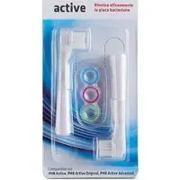 PHB Brosse à dents électrique pour adultes Actif Head Recharge X2