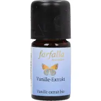 Farfalla Extrait de vanille bio Huile essentielle 5 ml Huile