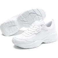 Puma Baskets basses 'Cilia' argent / blanc