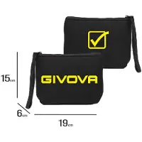Givova Sac à main Pochette Néoprène Blanc-turq