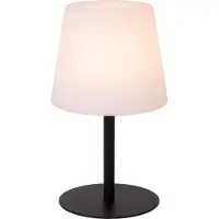 Lucide TYON - Lampe de table rechargeable, pour intérieur et extérieur - Batterie intégrée - Noir