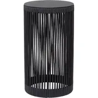 Lucide Pingi - lampe de table rechargeable - Ø 33,5 x 61,5 cm - IP44 - noir