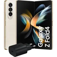 Samsung Chargeur Smartphone Galaxy Z Fold4 5G Inclus, Smartphone Pliable 256Go, 2X 6.2?/7.6?1,2 AMOLED Display, Beige 2022