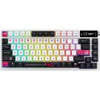 Asus ROG Azoth X clavier Gaming USB + RF Wireless + Bluetooth Noir, Blanc