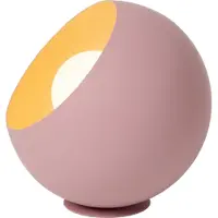Lucide Lampe de table Doredos Ø 20cm rose