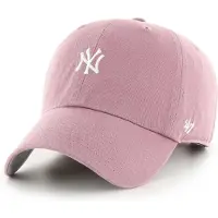 47Brand Mlb New York Yankees Base Runner Clean Up Cap Rose