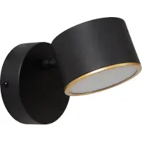 Lucide GIAN - Wandlamp - LED Dimb. - 1x9W 2700K - Zwart