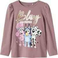 Name it T-Shirt 'NMFAria Bluey' bleu marine / or / mauve / rose