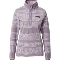 Columbia Benton Springs Printed Snap Half Zip Fleece Violet XS Femme