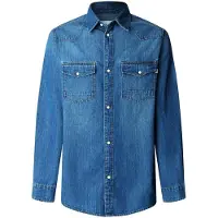 Pepe Jeans Chemise bleu denim