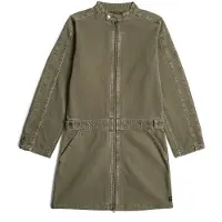 G-Star Moto Mini Long Sleeve Dress Vert S Femme