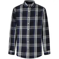 Pepe Jeans pour homme. PM3090824 Chemise marine Codar (M), Casuel, Coton, Manche longue