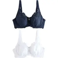 Next Soutien-gorge bleu marine / blanc