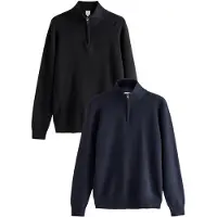 Next Pull-over bleu marine / noir