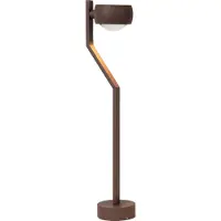 Lucide ESTAL – Lampe sur poteau – LED – 1x9 W, 2700 K – IP54 – Brun rouille