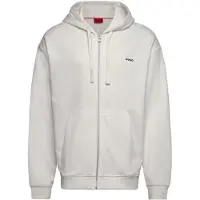 HUGO Dapozip 10249110 01 Red Full Zip Sweatshirt Blanc M Homme