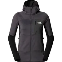 The North Face - Polaire en Polartec&reg; - W Polartec Powergrid Stormgap Hoodie Anthracite Grey TNF Black pour Femme - Taille XS - Gris