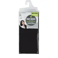 Promo Linge Drap Housse 180x200 Cm - Bonnet 30 Cm - 100% Coton - Noir Noir