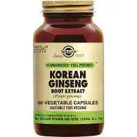 Solgar Ginseng Korean Root Extract 60 pc(s) Capsule(S)