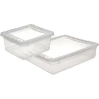 Keeeper Boite De Rangement - Bac De Rangement - Clearbox Bea 30l Transparent 1058200