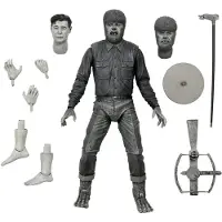 NECA Universal Monsters Actionfigur Ultimate The Wolf Man (Black & White) 18 cm