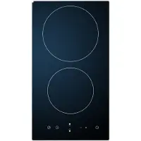 Scandomestic HOC30P, Plaque de cuisson, Noir