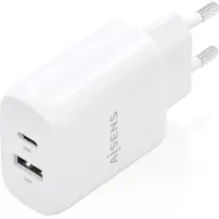 Aisens A110-0923 Chargeur mural Usb-a et Usb-c Transparent Transparent One Size