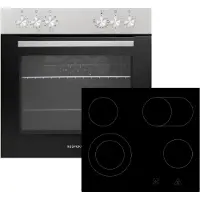 Respekta , ensemble de cuisson encastrable, acier inoxydable, modèle Jamie, 72 litres, plage de température de 60 °C à 250 °C