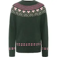 Kari Traa Sundve Knit, pull, femme, vert foncé