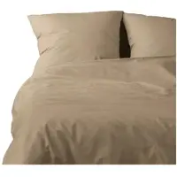 L'essentiel Maison , Beige, Ranforce Ensemble housse de couette king-size (FR), Beige, 100 % COTON RANFORCE, 240 x 220 cm