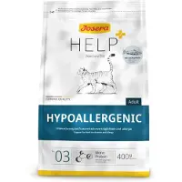 Josera Help+ Aliment diététique pour chat adulte - Hypoallergénique 400 g Aliment