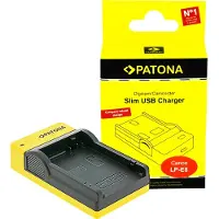 PATONA Chargeur photo Canon LP-E8 slim,USB