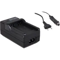 PATONA SLB-10A/NB-6L (Chargeur de batterie d'appareil photo), Alimentation pour appareil photo, Noir