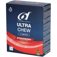 6D Sports Nutrition Ultra Chew Fraise 6x60 g Barre