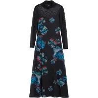 Desigual Femmes, Robe, Nero Polyester Woman Dress, Noir, (XS)