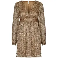 ONLY Robe courte ONLFREYA femmes - Marron - EU XL