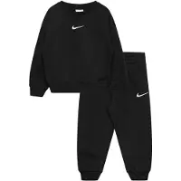 Nike Essential Fleece Crew Long Sleeve Set Noir 24 Months-3 Years Enfants