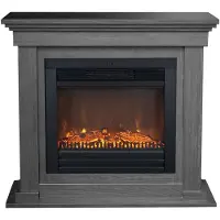 Xaralyn cheminée électrique - Flex ELU-BW - aspect bois - 1400 Watt chauffage - avec télécommande - cheminée encastrable incluse - cheminée décorative