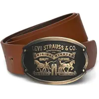 Levi´s Footwear Billy Plaque Belt Marron 80 cm