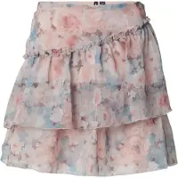 Vero Moda Jupe 'VMSABRINA' bleu clair / taupe / rosé