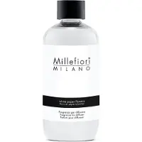 Millefiori Diffuseur Milano Recharge Fleurs en Papier Blanc 250 ml