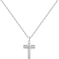 Brosway Élégant collier en acier avec un backliner croisé BBC04, (Acier inoxydable)