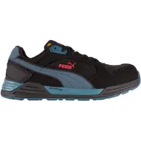 Puma Chaussures de sécurité Frontside Black/Blue Low conformes à la norme EN ISO 20345:2011 S1P ESD HRO SRC noir taille 44