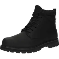 Timberland pour homme. TB0A69UHW021 Bottines en cuir avec Britton Road Mid noir (41.5), Plat, Lacets, Casuel, Durable