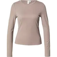 Y.A.S Paloma Long Sleeve T-shirt Beige S Femme