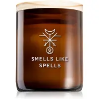 Smells Like Spells Bougie parfumée Norse Magic Thor avec mèche en bois (concentration/carrière) 200 g